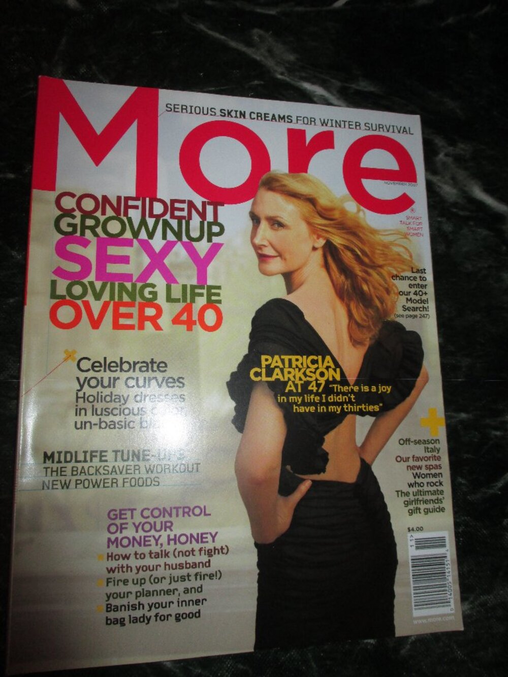 Patricia Clarkson/More Magazine